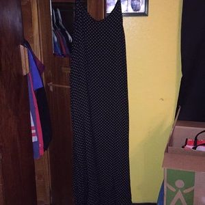 Black maxi dress